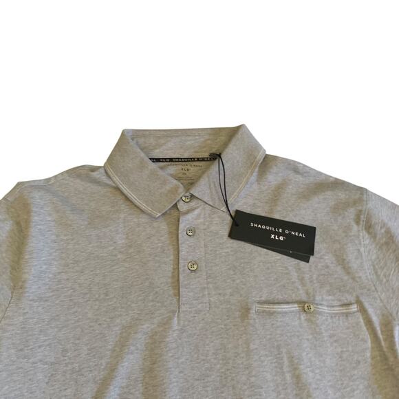 Shaquille O'Neal XLG Men's Size 2XL Comfort Stretch Tipped Polo Shirt Brand New - Picture 10 of 16